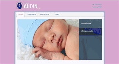 Desktop Screenshot of cliniqueaudin.com